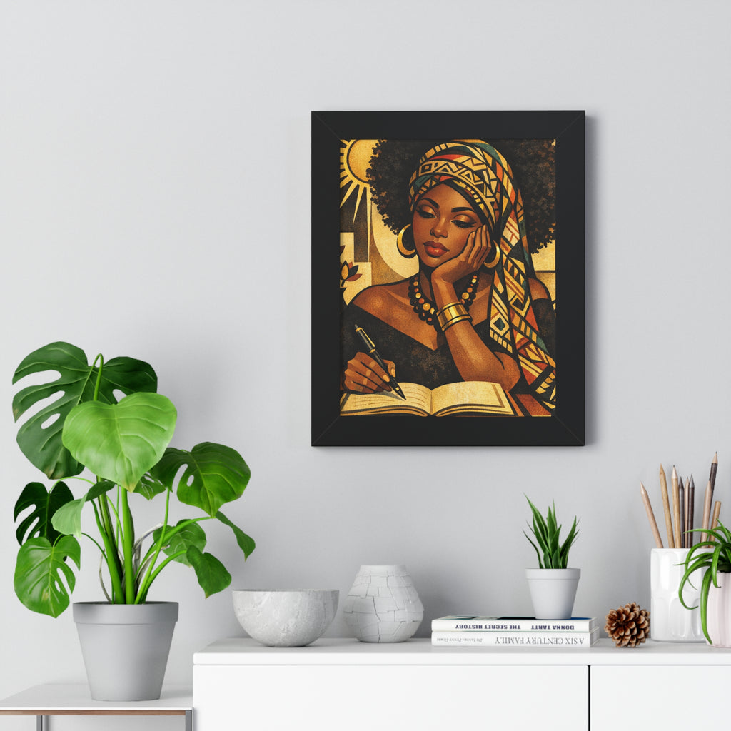 Morning Pages Framed Poster