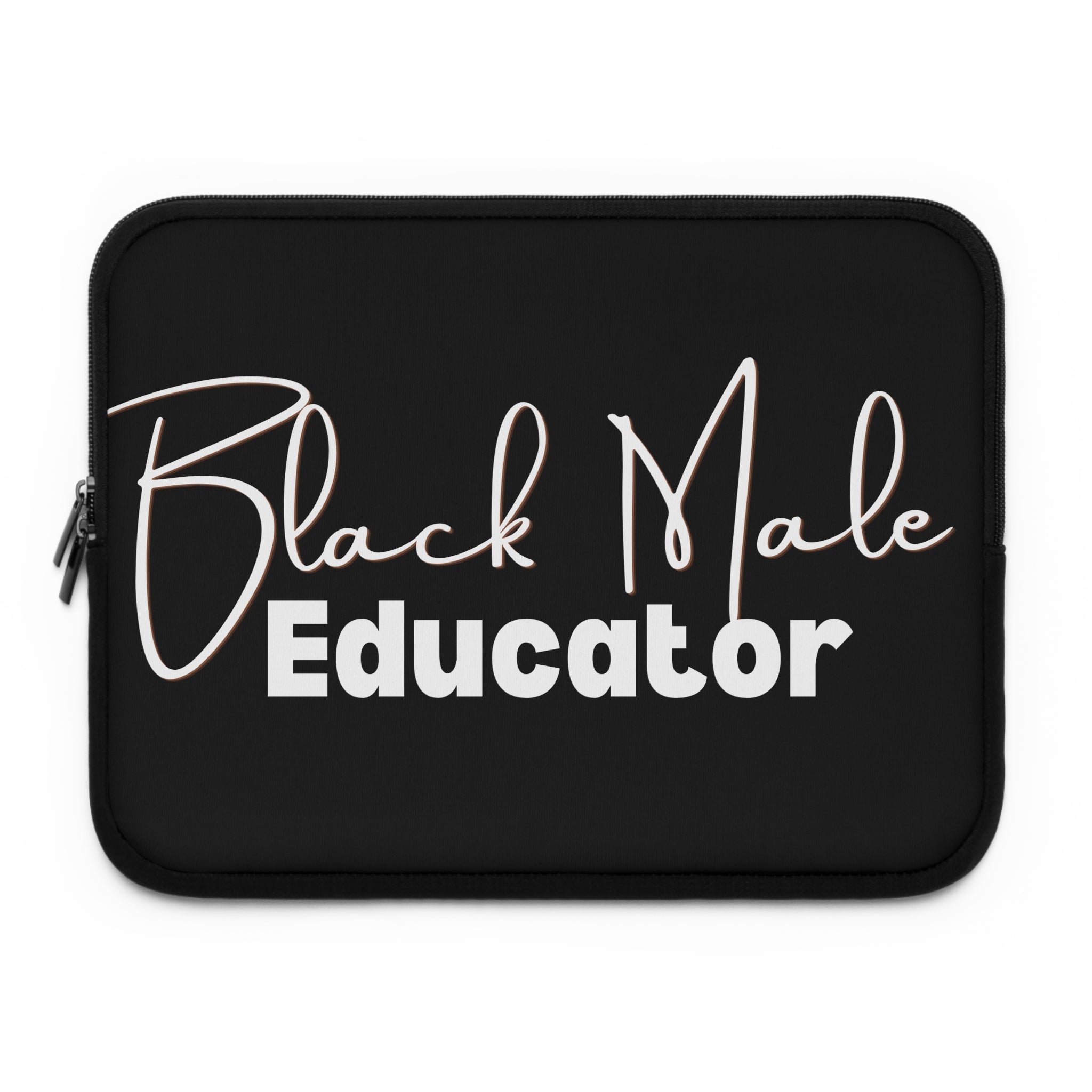 Black Male Educator Laptop Sleeve