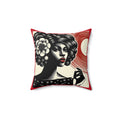 Magnolia Sun Kissed African American Woman Accent Pillow