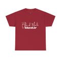 Black Male Educator T-Shirt (Darker Colors)