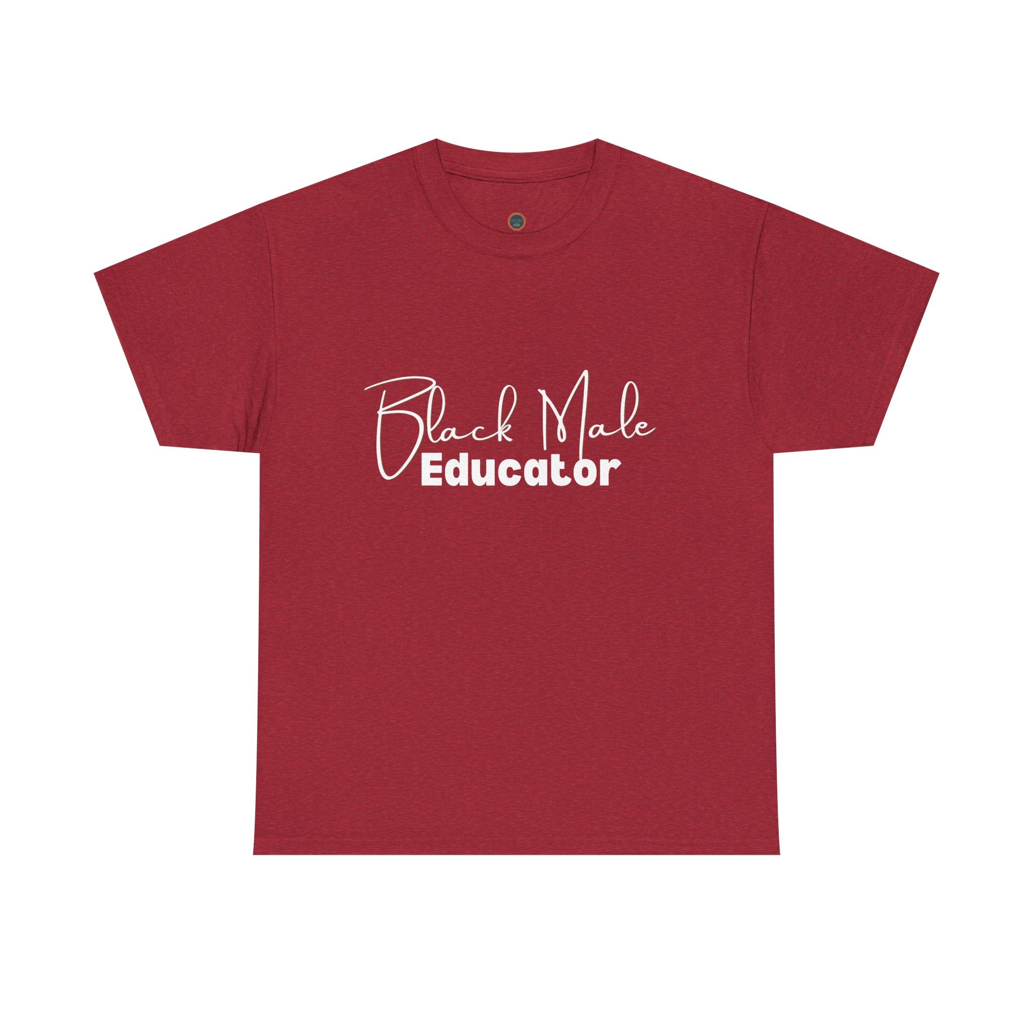 Black Male Educator T-Shirt (Darker Colors)