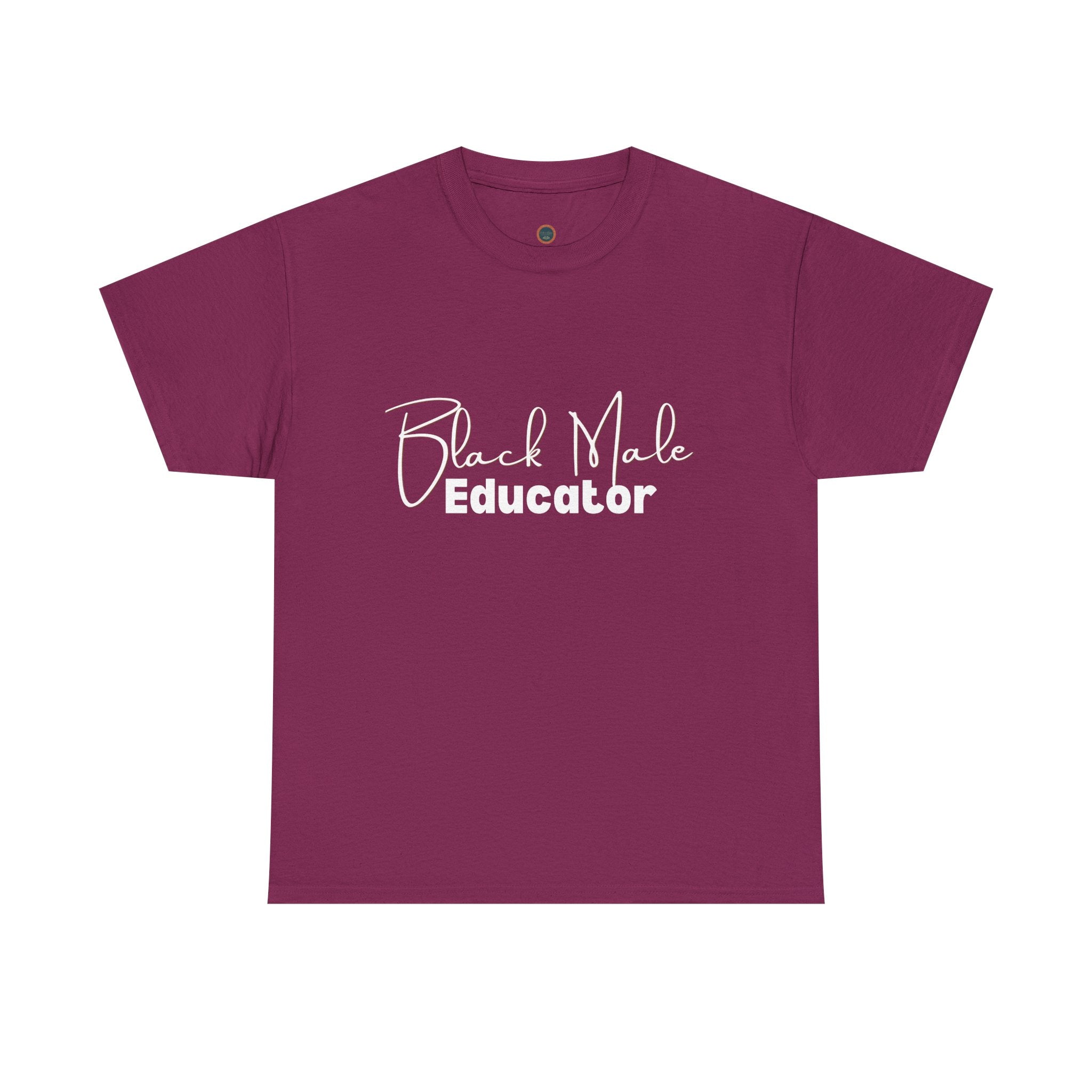 Black Male Educator T-Shirt (Darker Colors)
