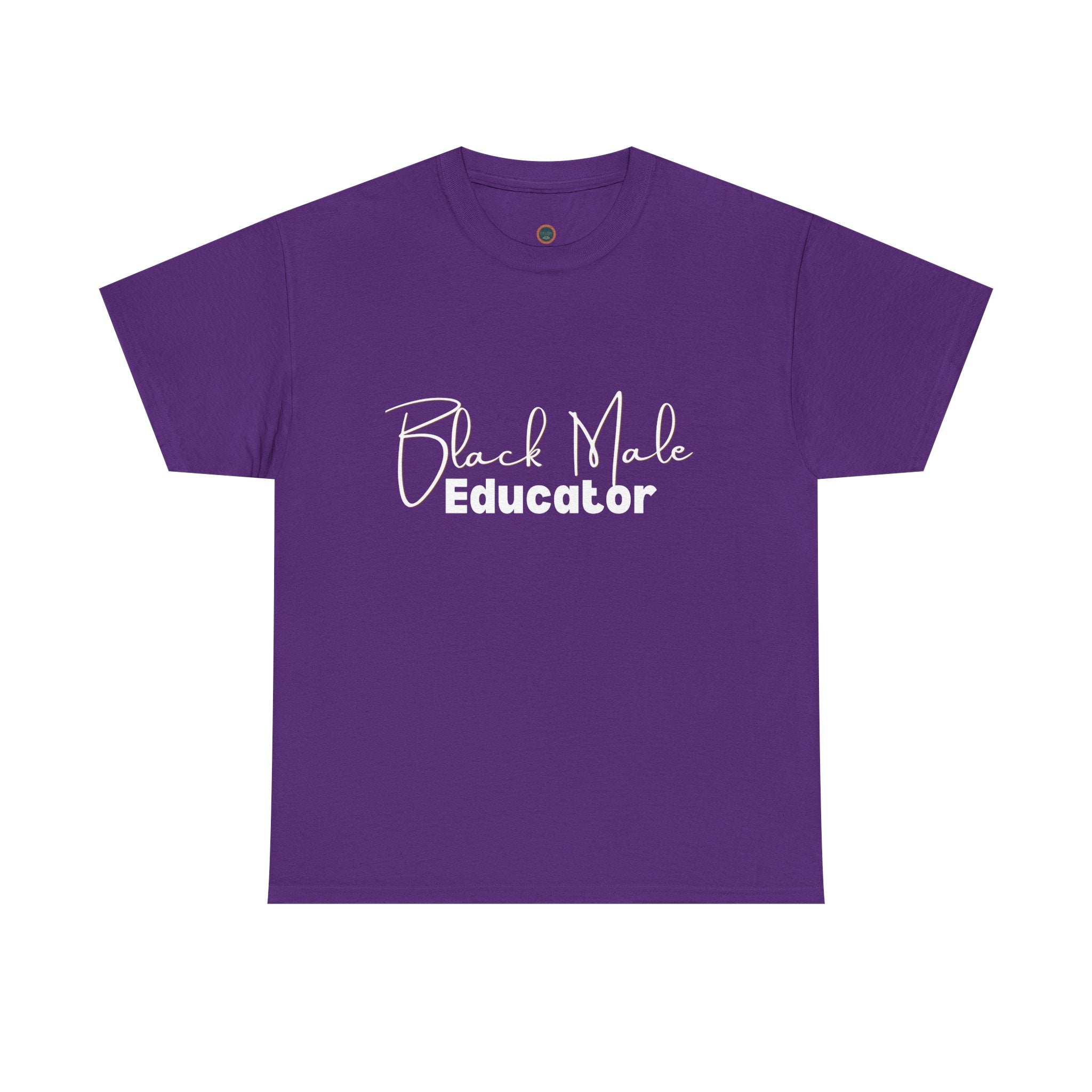 Black Male Educator T-Shirt (Darker Colors)