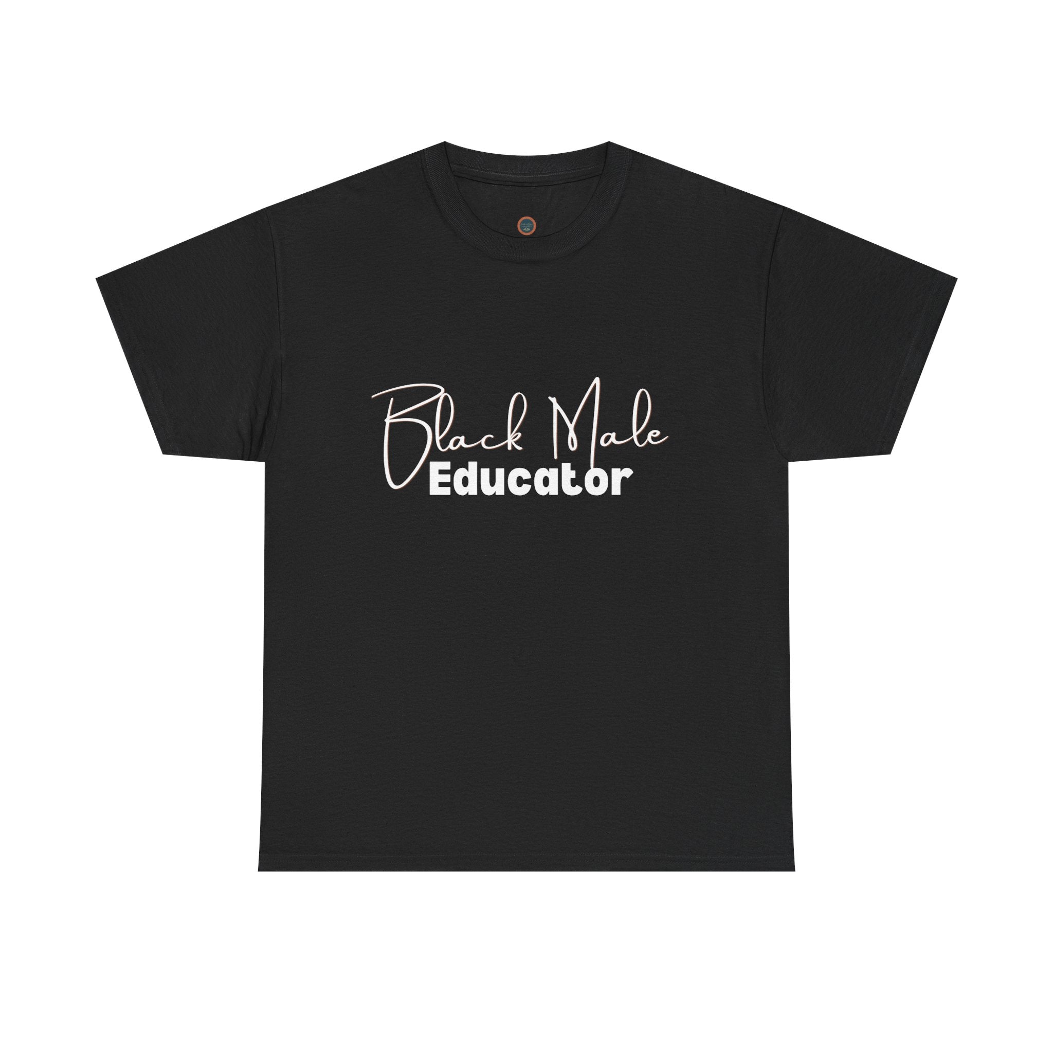 Black Male Educator T-Shirt (Darker Colors)