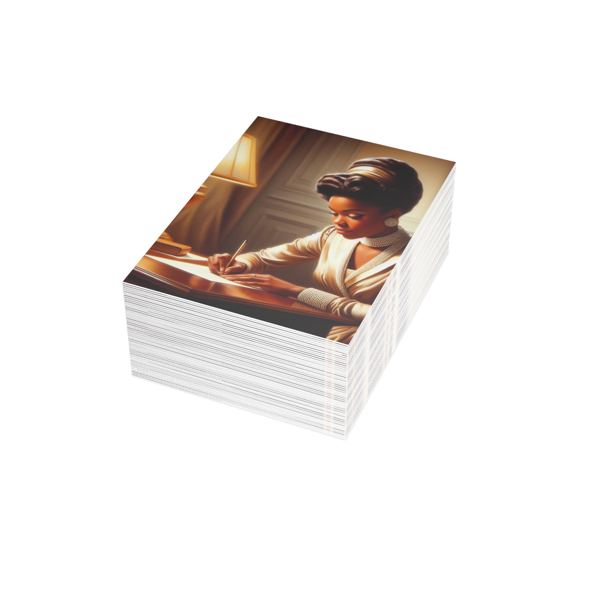 Vintage Black Glam Postcard Set (Envelopes Included)