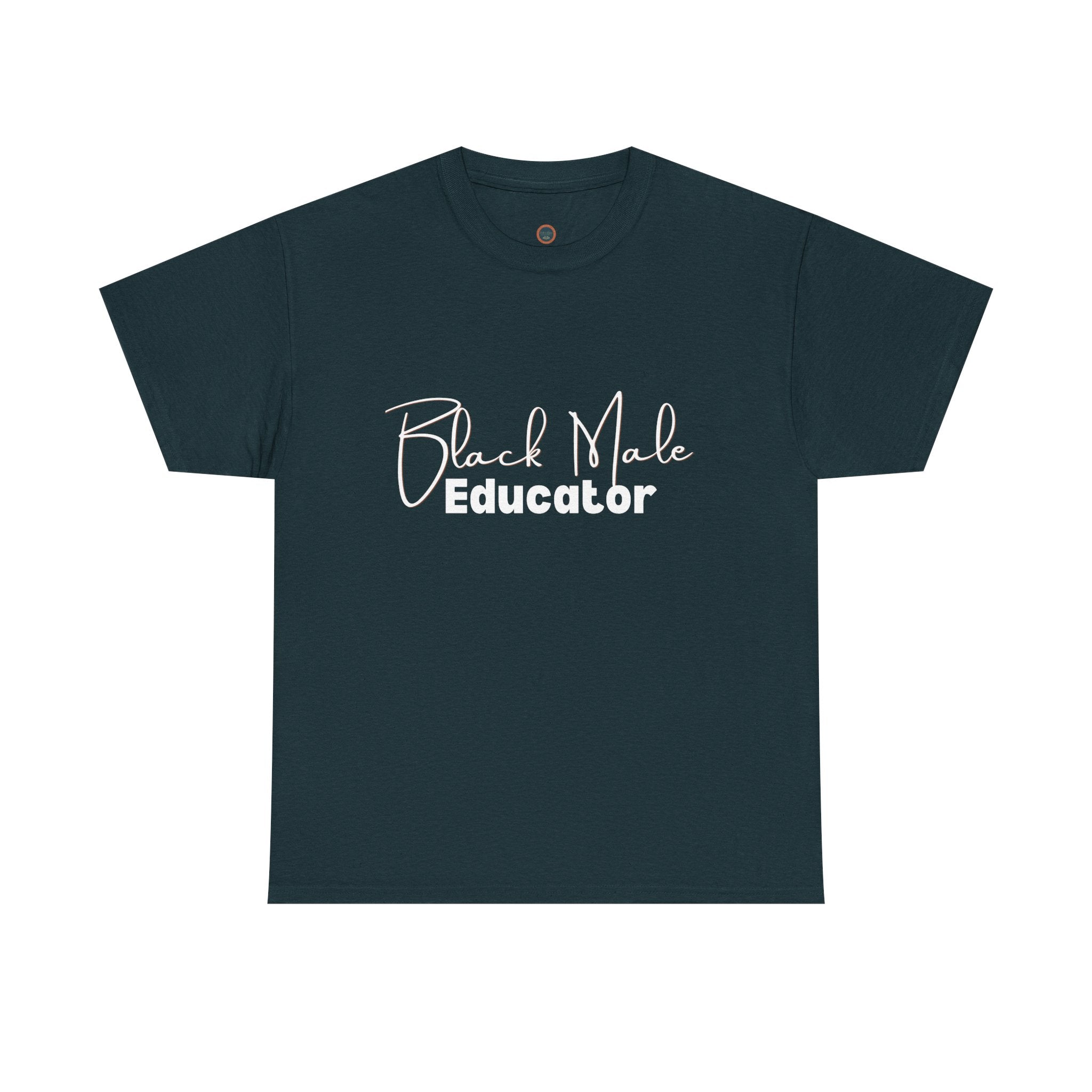 Black Male Educator T-Shirt (Darker Colors)