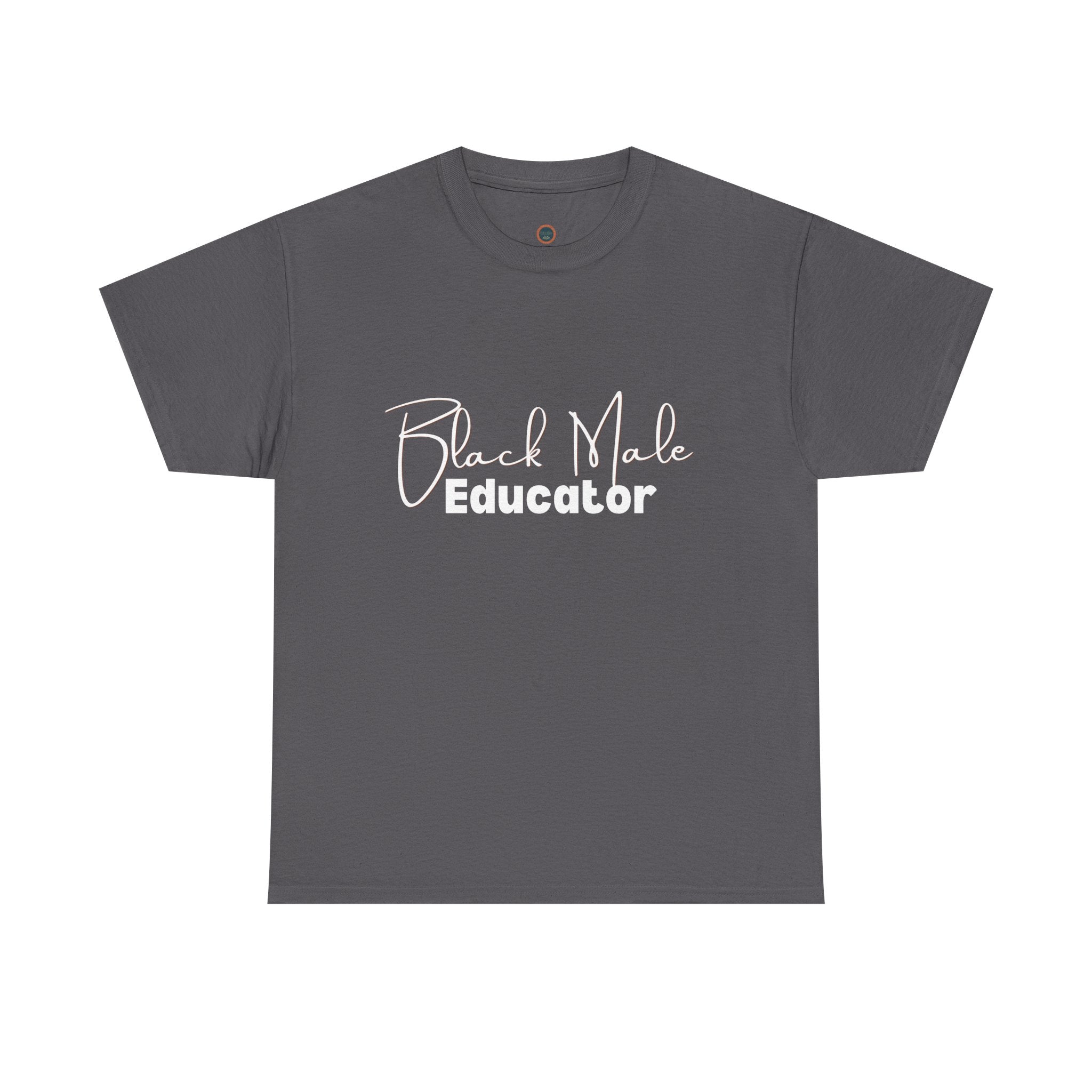 Black Male Educator T-Shirt (Darker Colors)