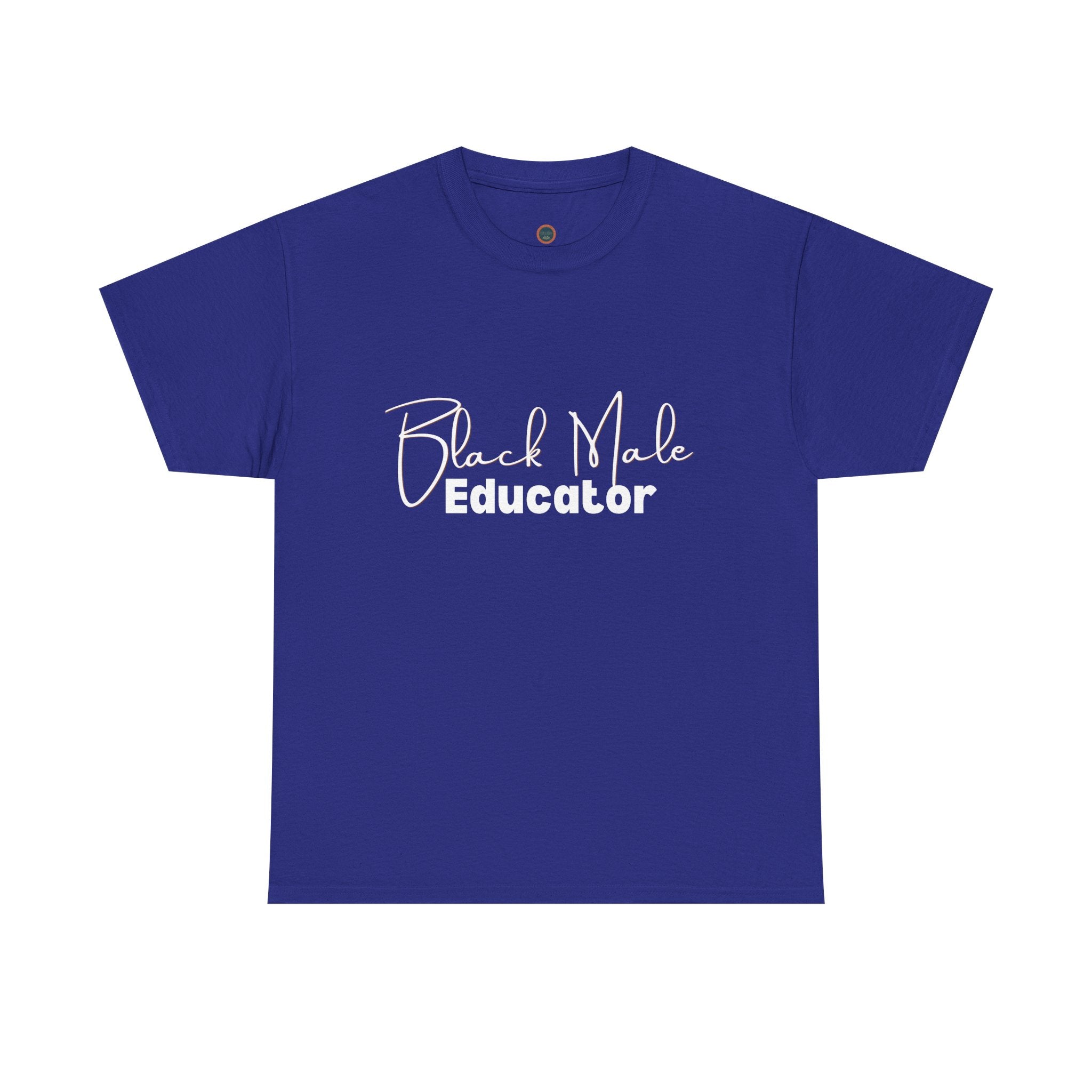 Black Male Educator T-Shirt (Darker Colors)