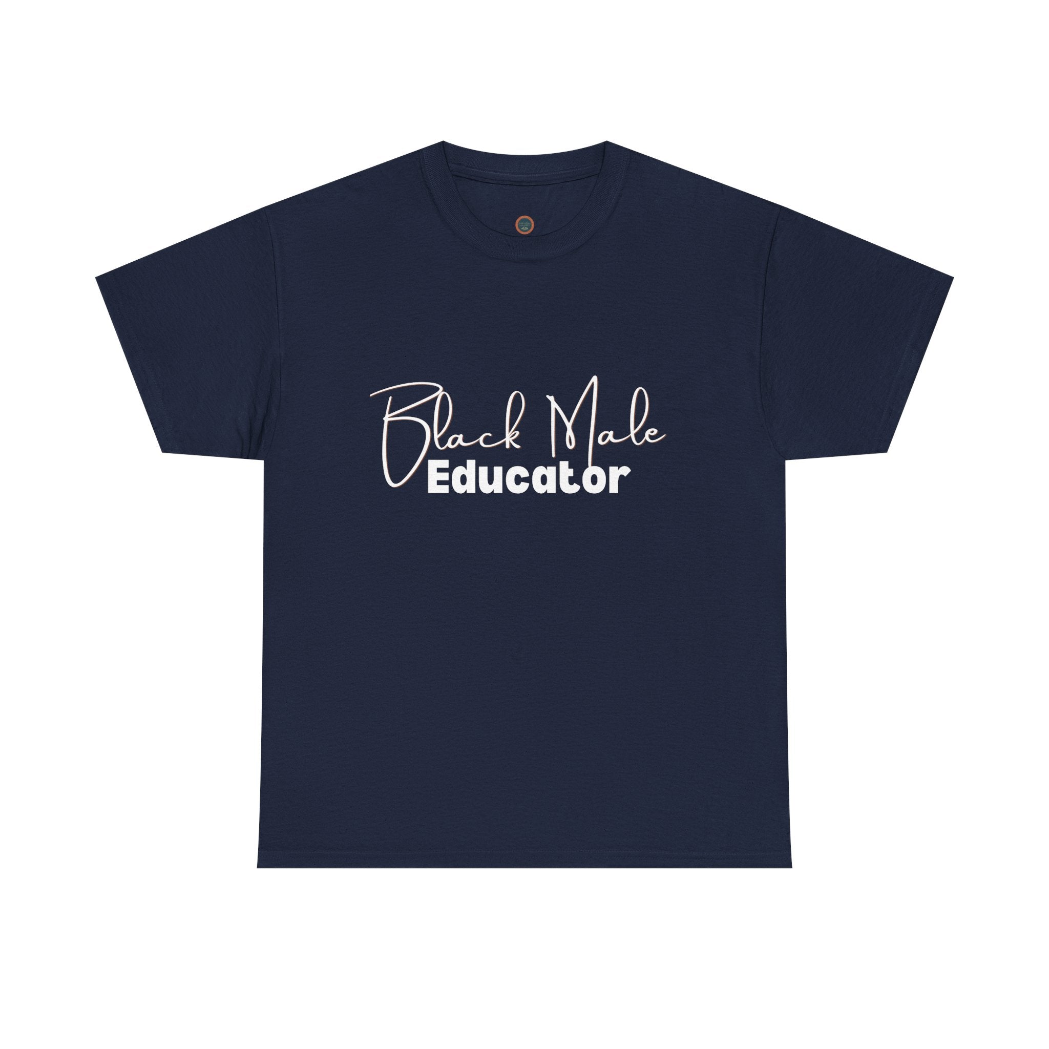 Black Male Educator T-Shirt (Darker Colors)