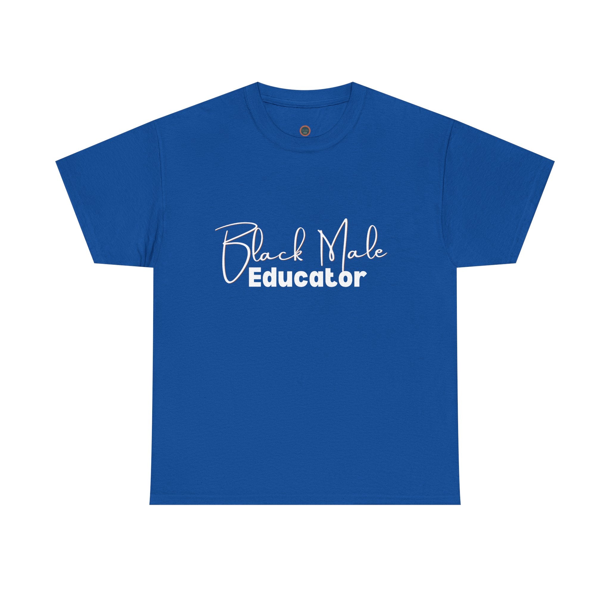 Black Male Educator T-Shirt (Darker Colors)