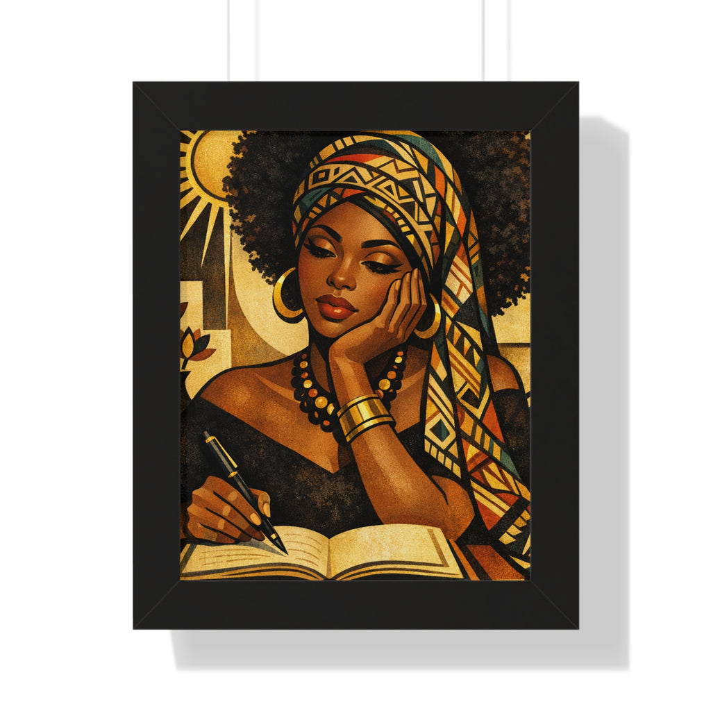 Morning Pages Framed Poster